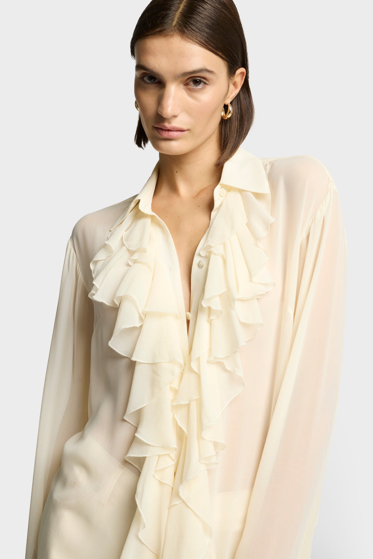 Blusa Mujer Ruffle Dress | 7 for all mankind