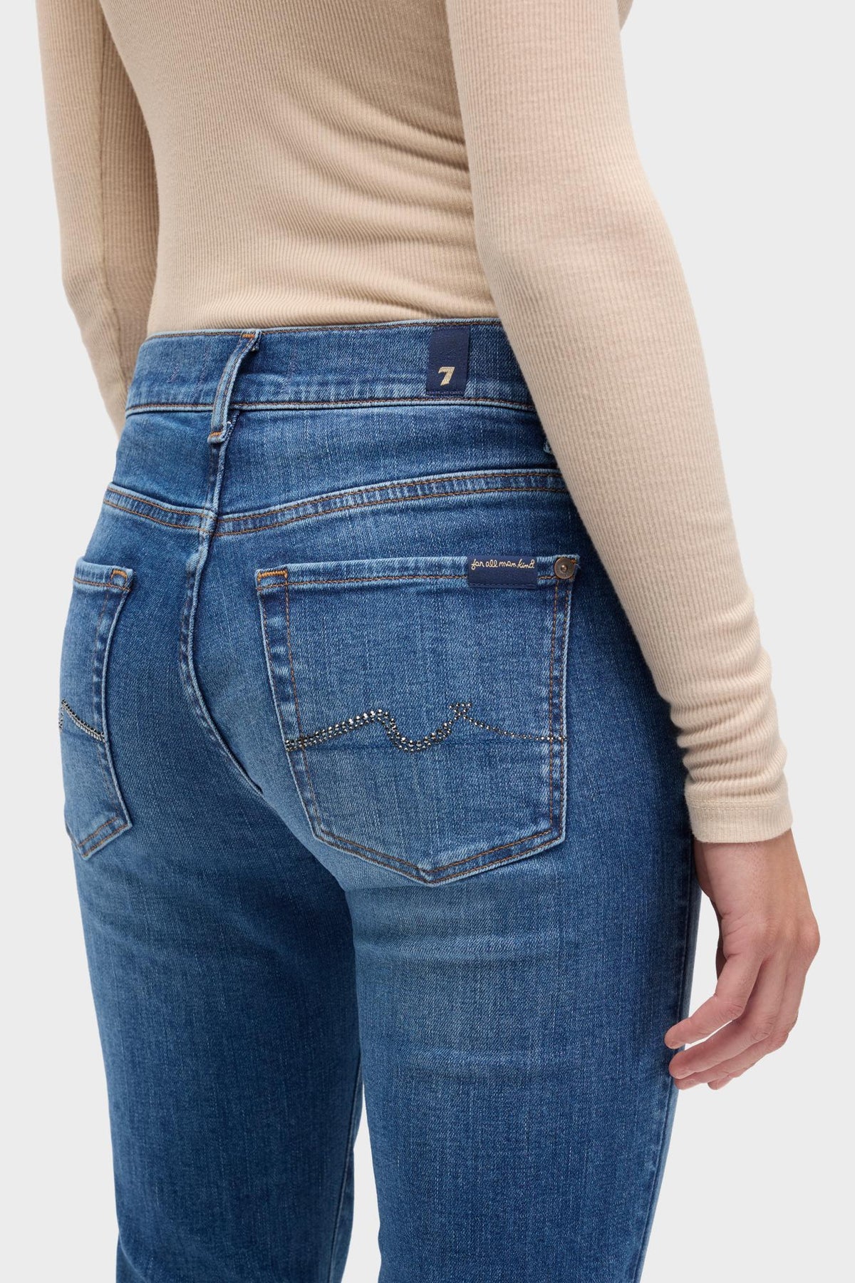 Jeans Mujer Embellished Pocket Bootcut | 7 for all mankind