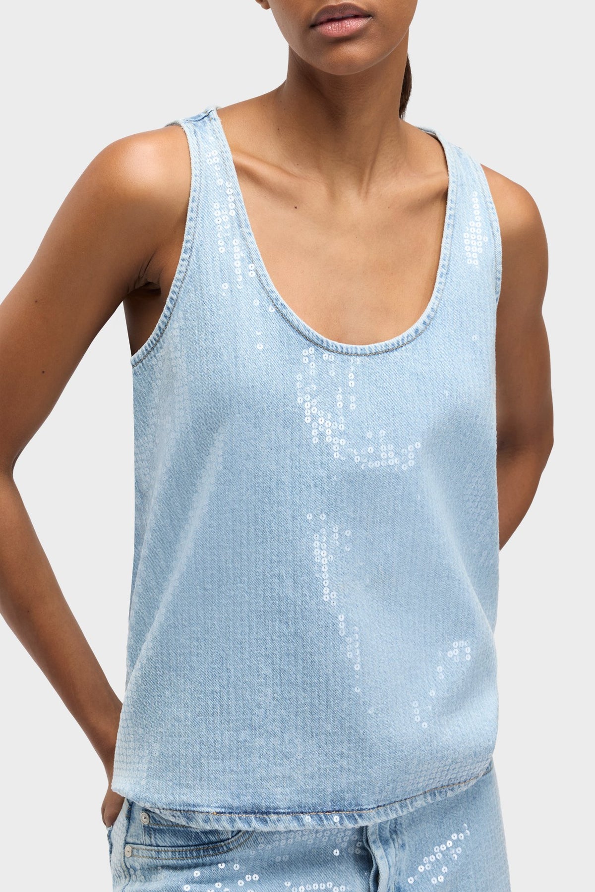 Blusa Mujer Mankind Long Tank | 7 for all mankind