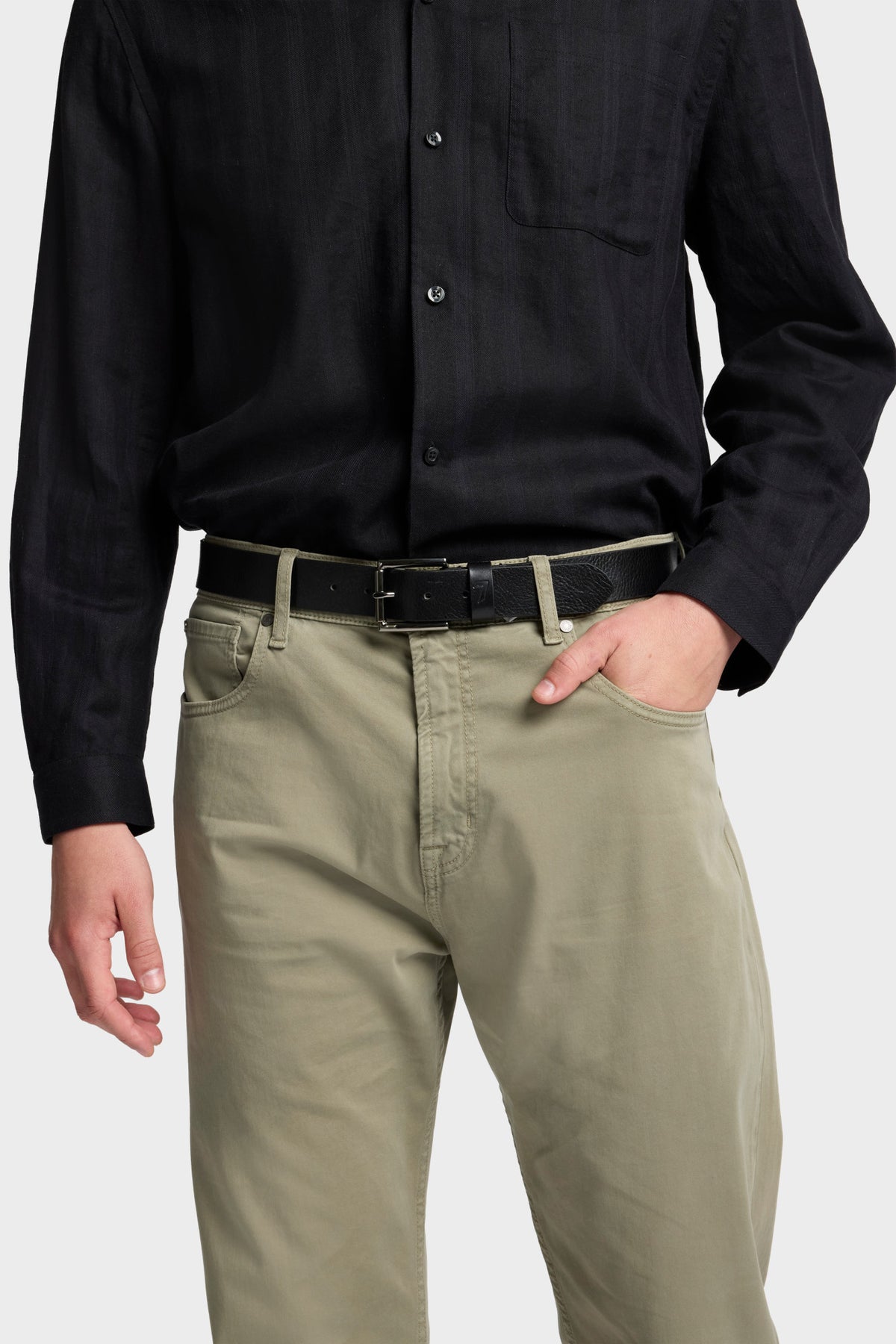 Cinturón clásico italiano Hombre  | 7 for all mankind
