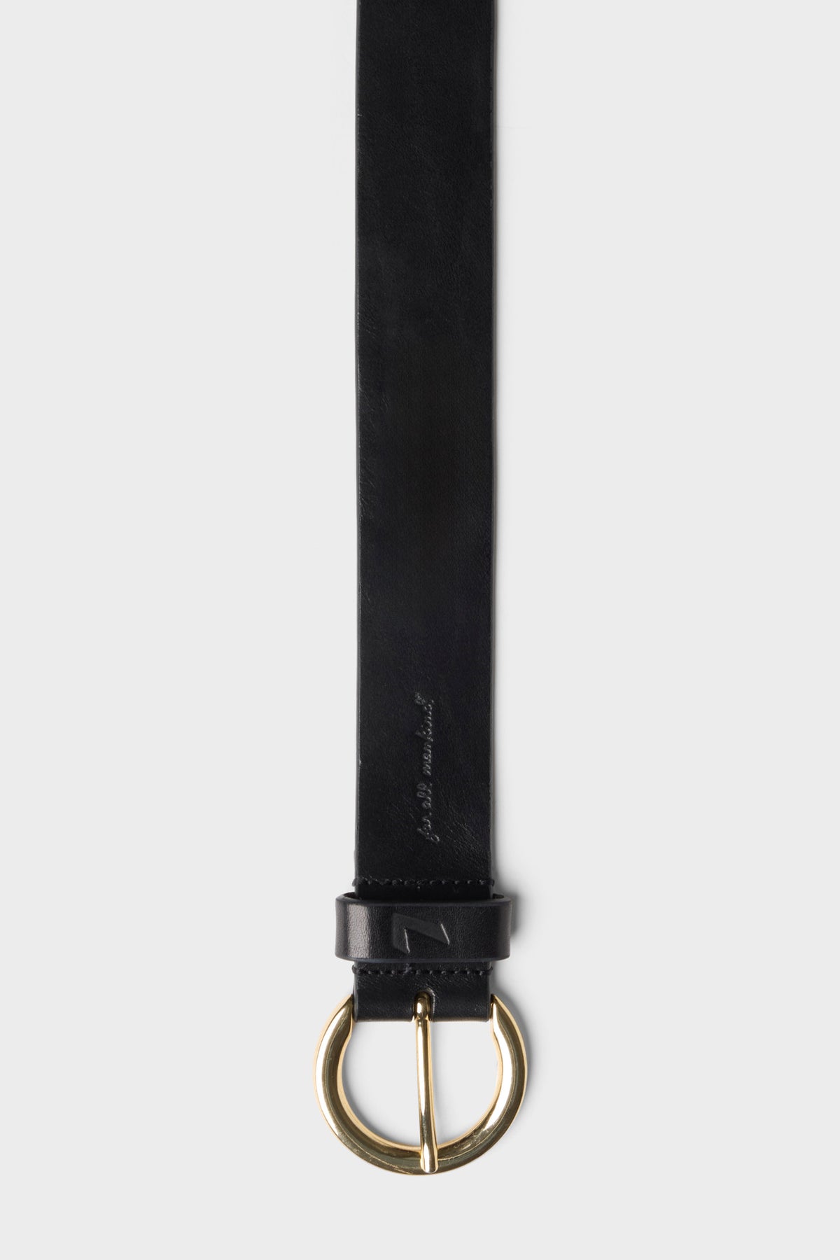 Cinturón italiano con hebilla redonda mujer | 7 For All Mankind