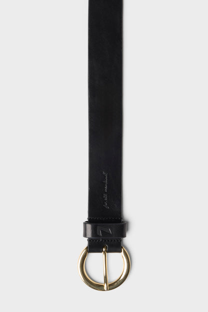 Cinturón italiano con hebilla redonda mujer | 7 For All Mankind