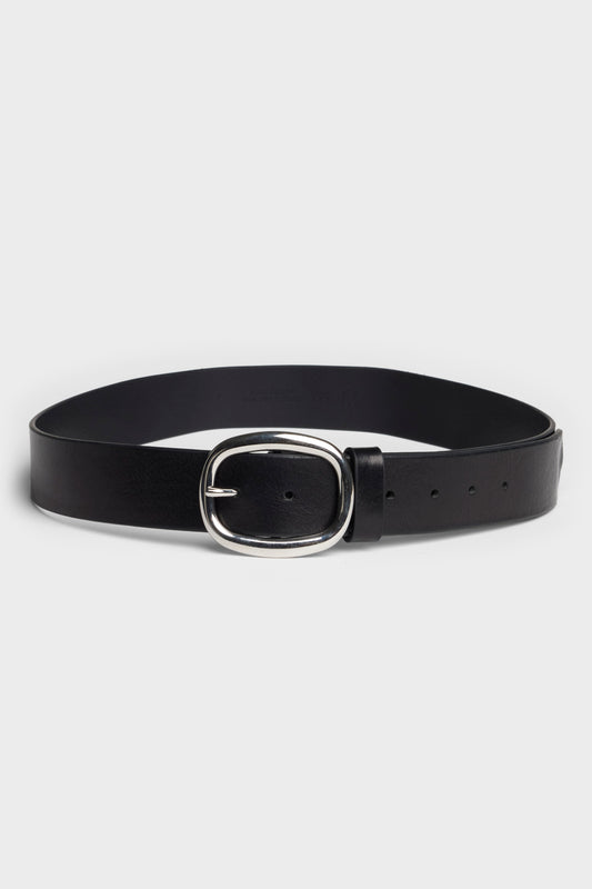 Cinturón italiano con hebilla ovalada mujer | 7 For All Mankind