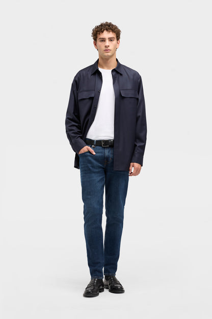 Playera Hombre Luxe Performance Long Sleeve Tee | 7 for all mankind