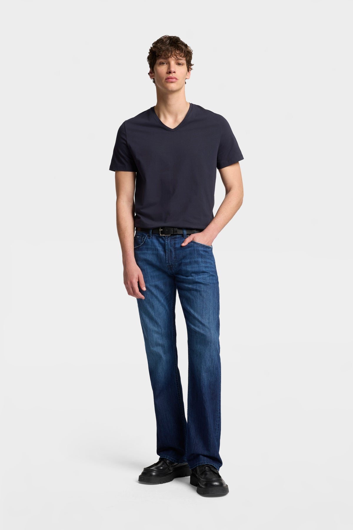 Playera Hombre Luxe Performance V-Neck Tee | 7 for all mankind
