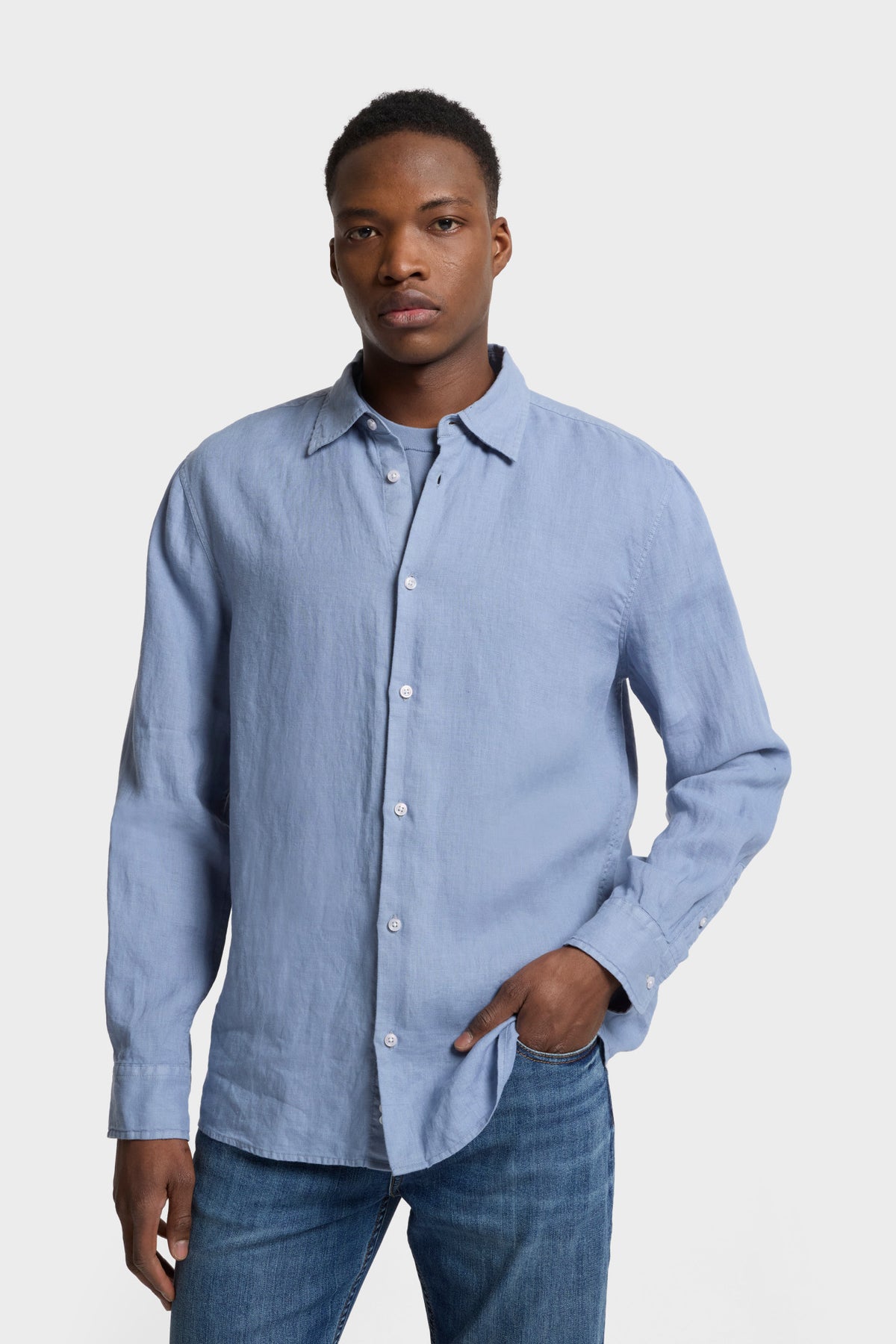 Camisa Hombre Classic Button Up Shirt | 7 for all mankind