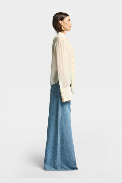 Blusa Mujer Ruffle Shirt | 7 for all mankind