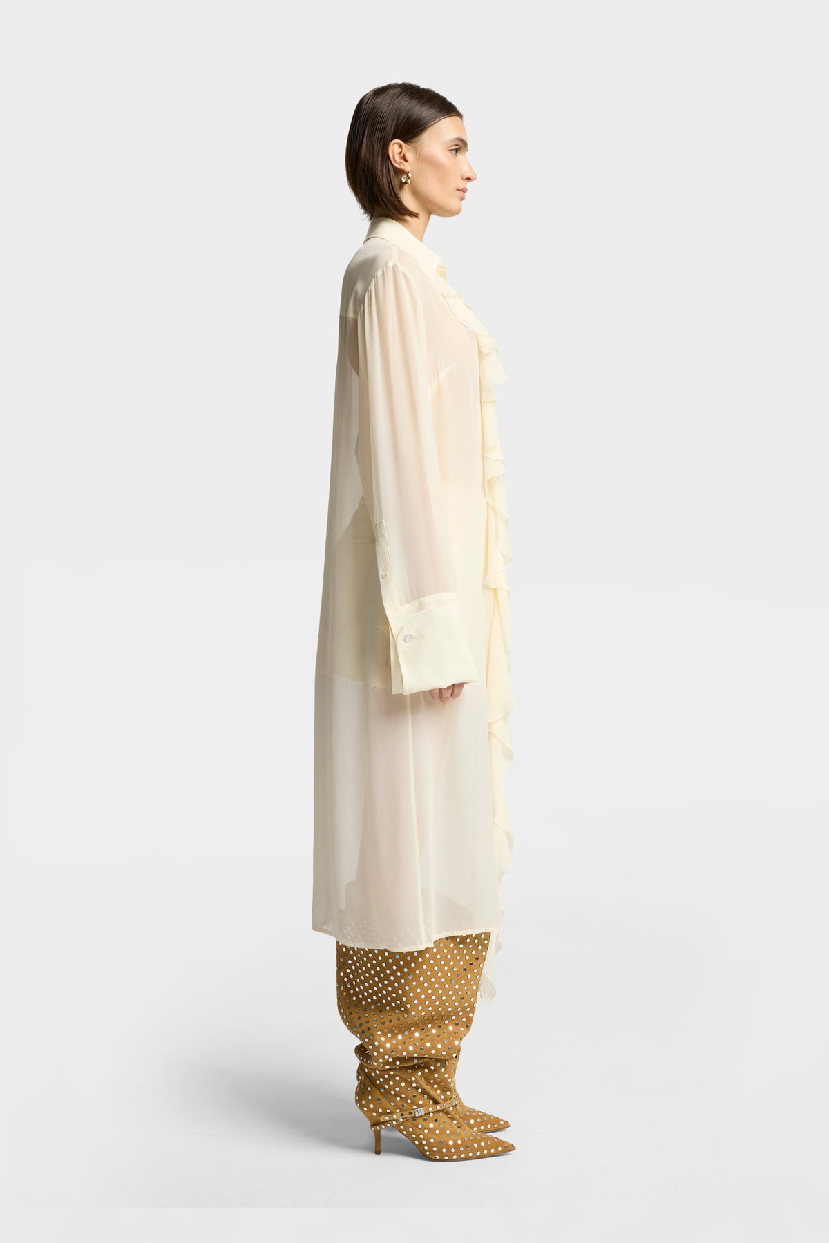 Blusa Mujer Ruffle Dress | 7 for all mankind