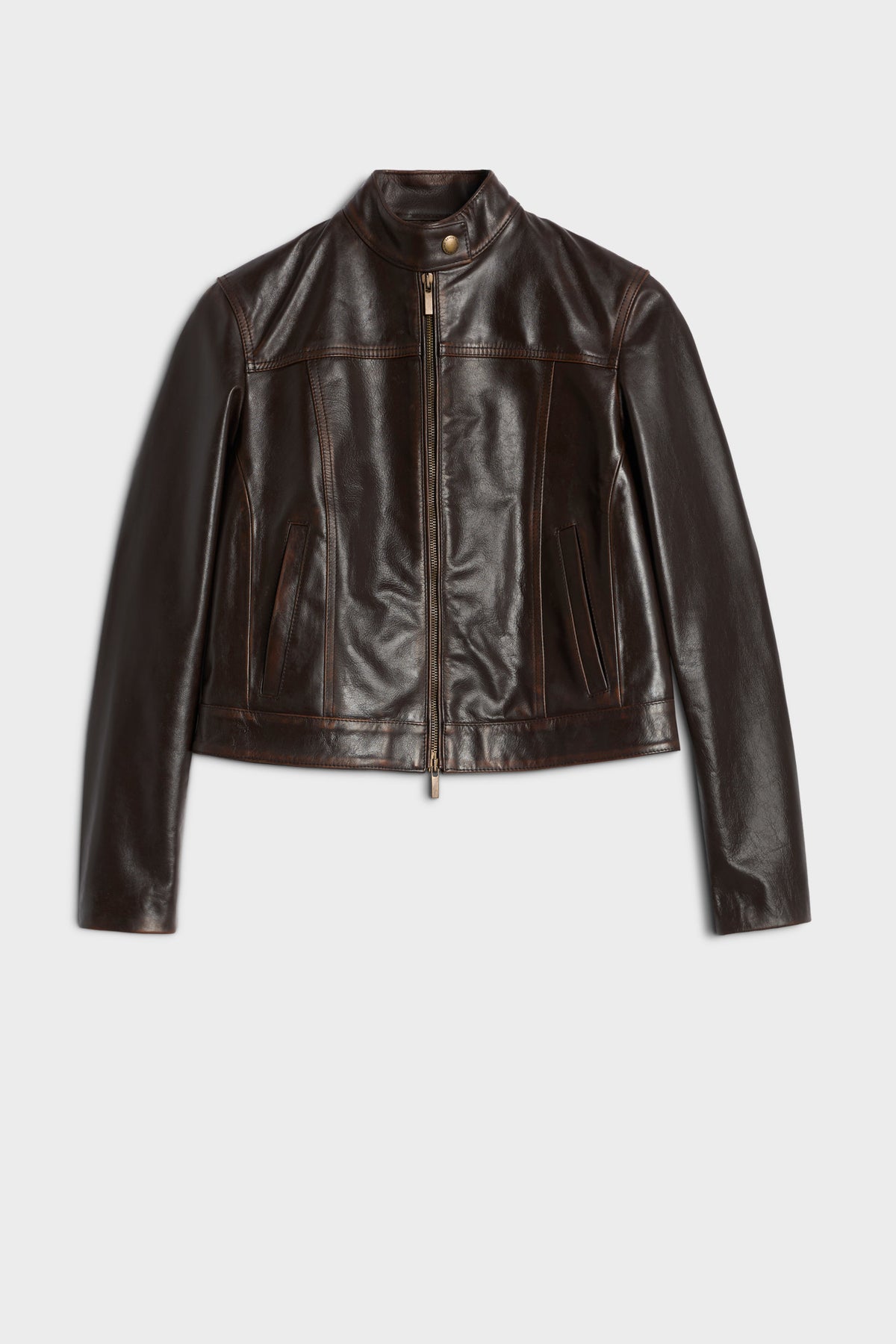 Chamarra Mujer Cropped Biker Jacket | 7 for all mankind
