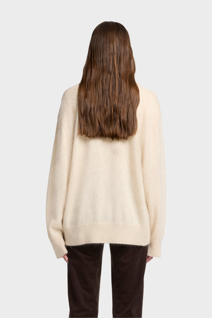 Suéter Mujer Blend Fuzzy Polo Sweater | 7 for all mankind
