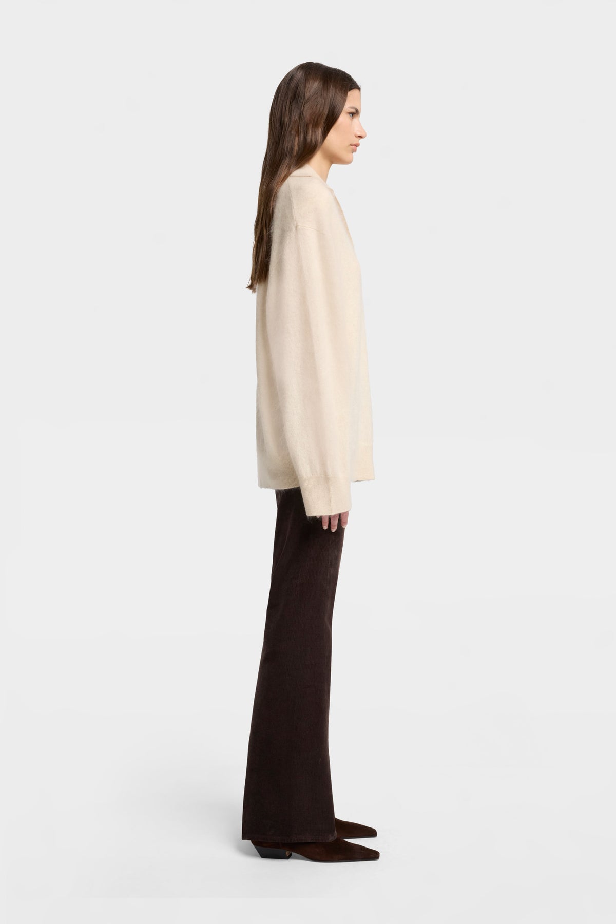 Suéter Mujer Blend Fuzzy Polo Sweater | 7 for all mankind
