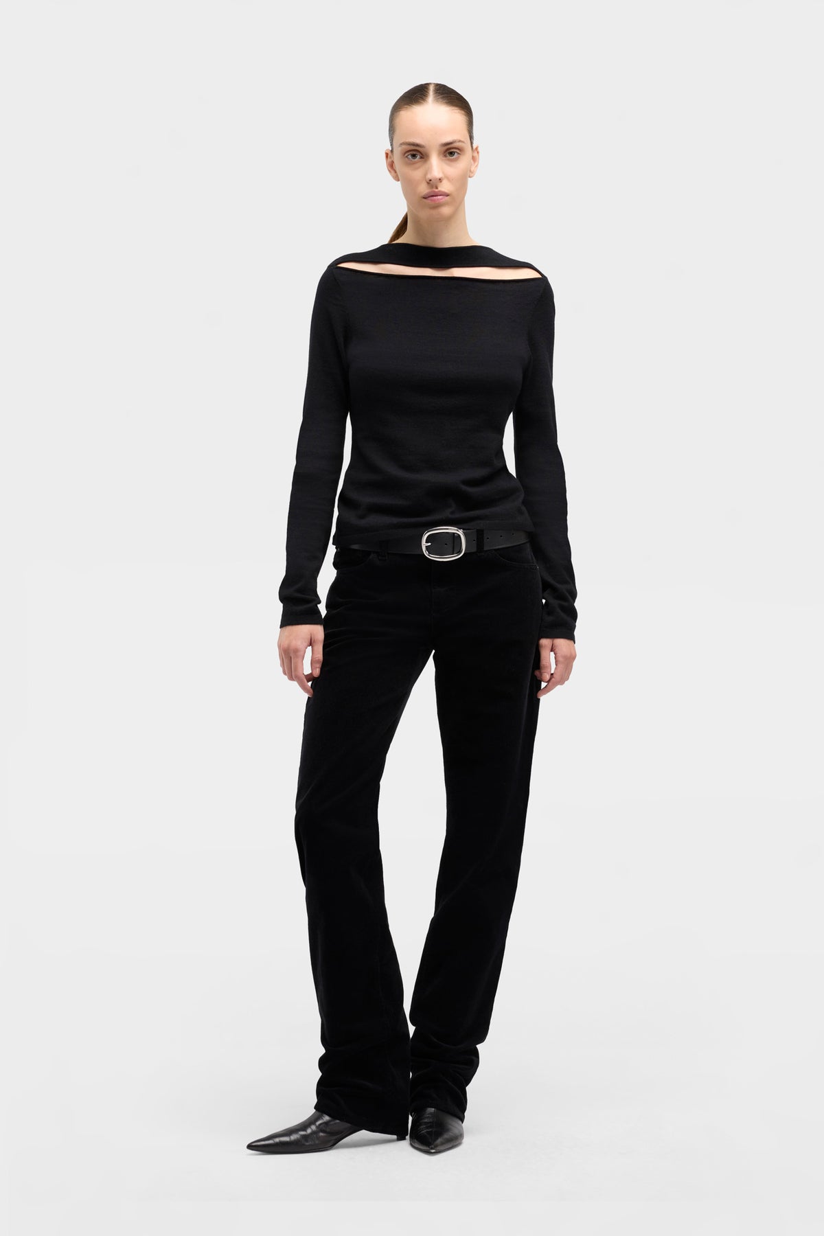 Suéter Mujer Blend Cutout Sweater | 7 for all mankind