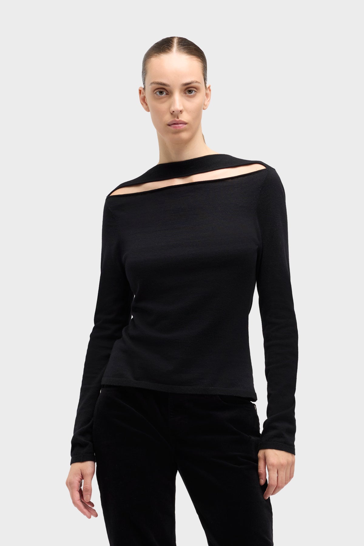 Suéter Mujer Blend Cutout Sweater | 7 for all mankind