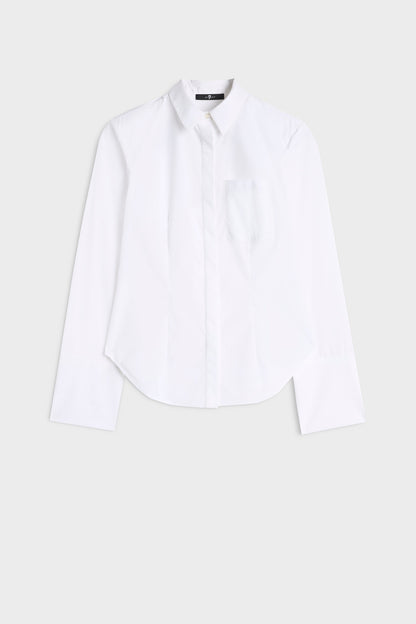 Camisa Mujer Poplin Fitted Shirt | 7 for all mankind