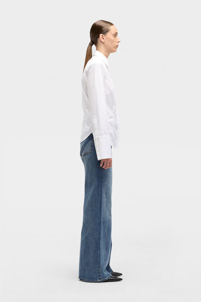 Camisa Mujer Poplin Fitted Shirt | 7 for all mankind