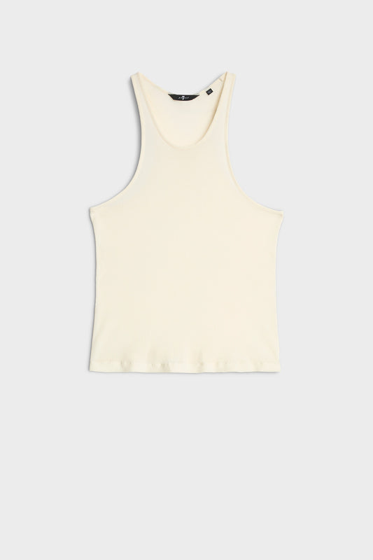 Top Deportivo Mujer Racer Front Tank | 7 for all mankind