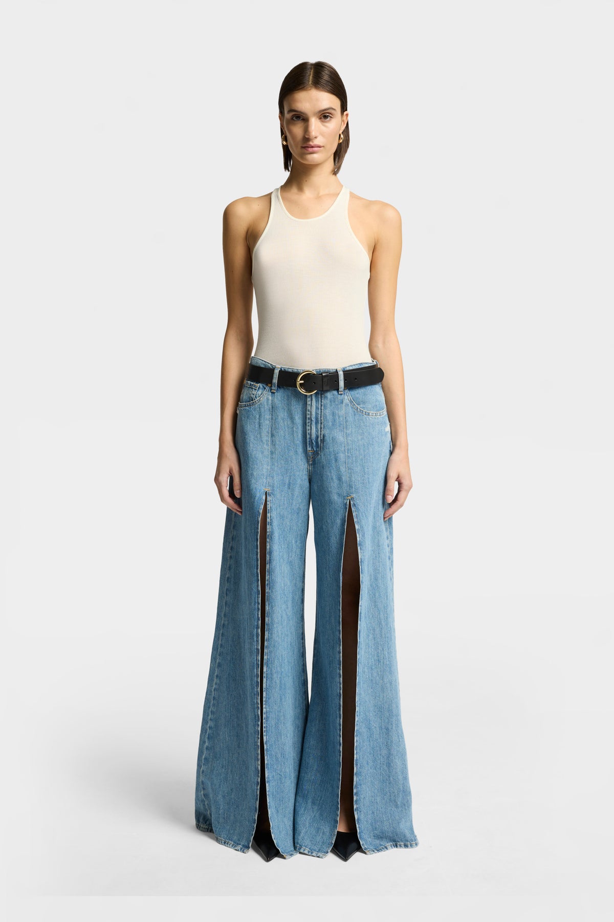Top Deportivo Mujer Racer Front Tank | 7 for all mankind