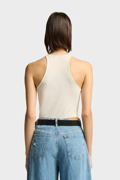Top Deportivo Mujer Racer Front Tank | 7 for all mankind