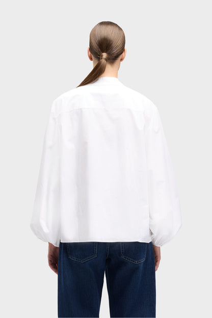 Blusa Mujer Poplin Balloon Sleeve Shirt | 7 for all mankind