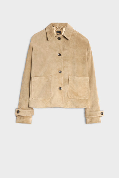 Chamarra Mujer Cropped Chore Jacket | 7 for all mankind