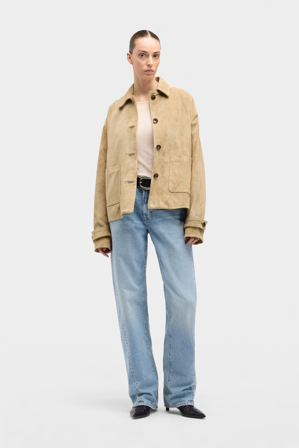 Chamarra Mujer Cropped Chore Jacket | 7 for all mankind