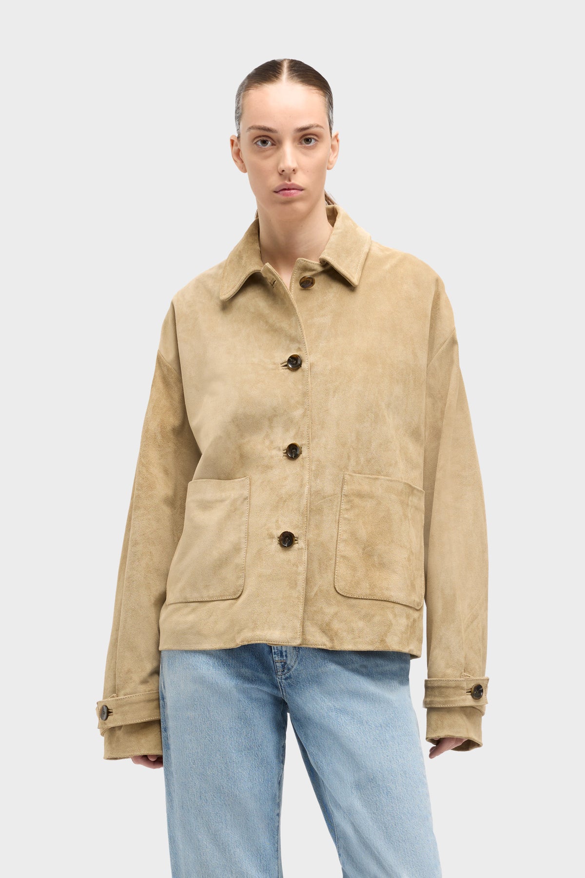 Chamarra Mujer Cropped Chore Jacket | 7 for all mankind