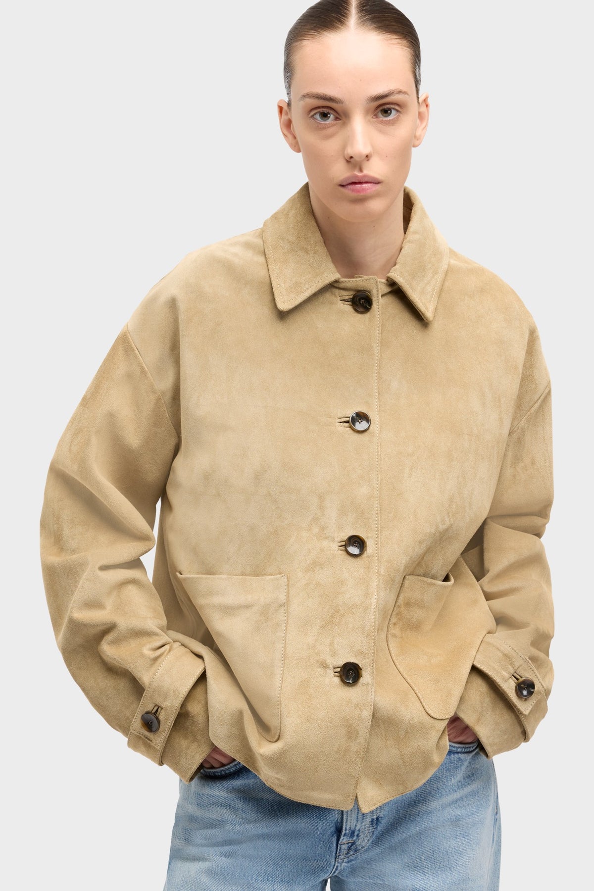 Chamarra Mujer Cropped Chore Jacket | 7 for all mankind