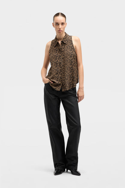 Blusa Mujer Sleeveless Button Down | 7 for all mankind