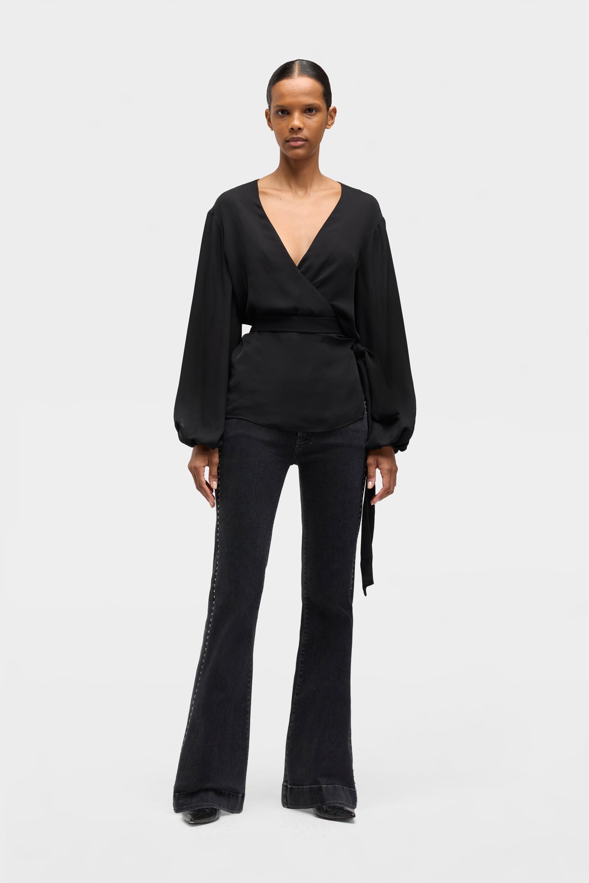Blusa Mujer Wrap Blouse | 7 for all mankind