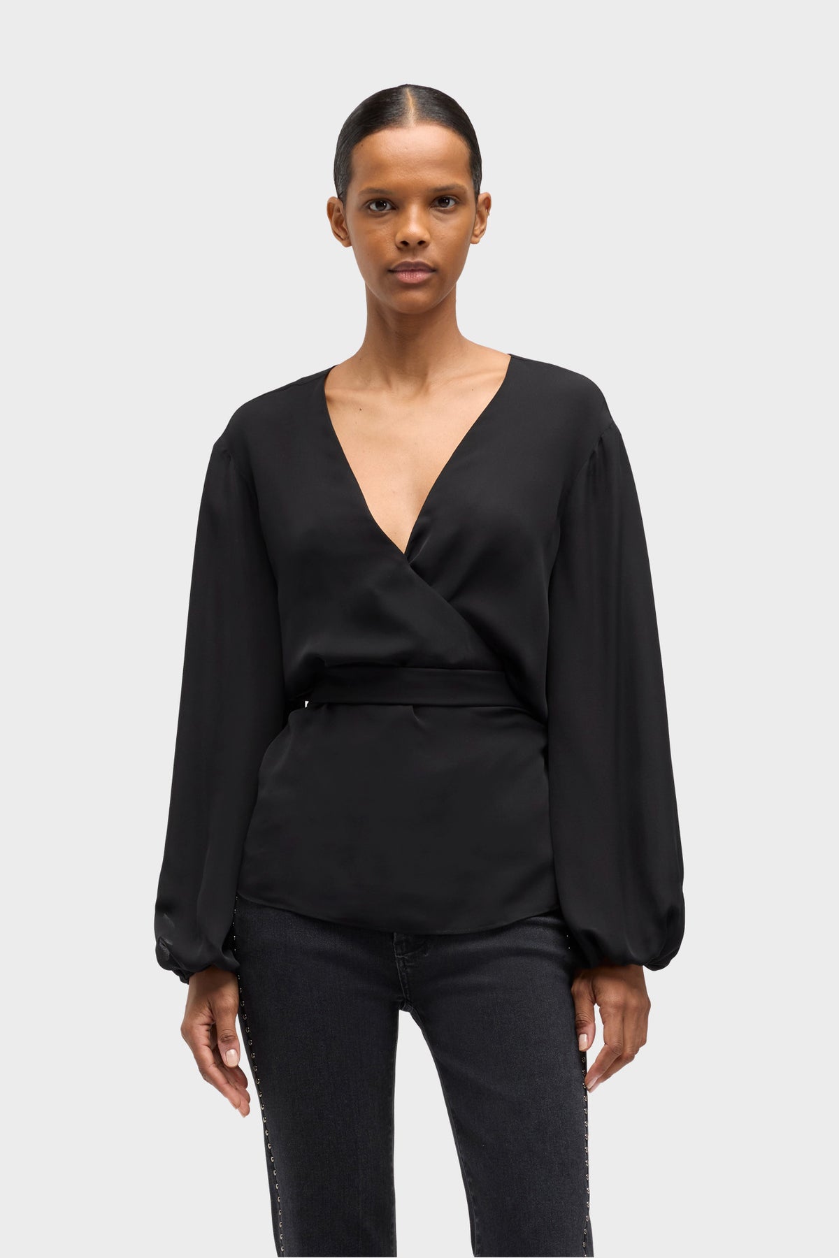 Blusa Mujer Wrap Blouse | 7 for all mankind