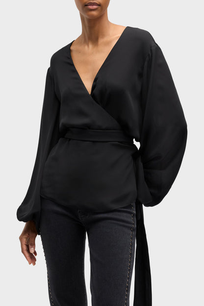 Blusa Mujer Wrap Blouse | 7 for all mankind