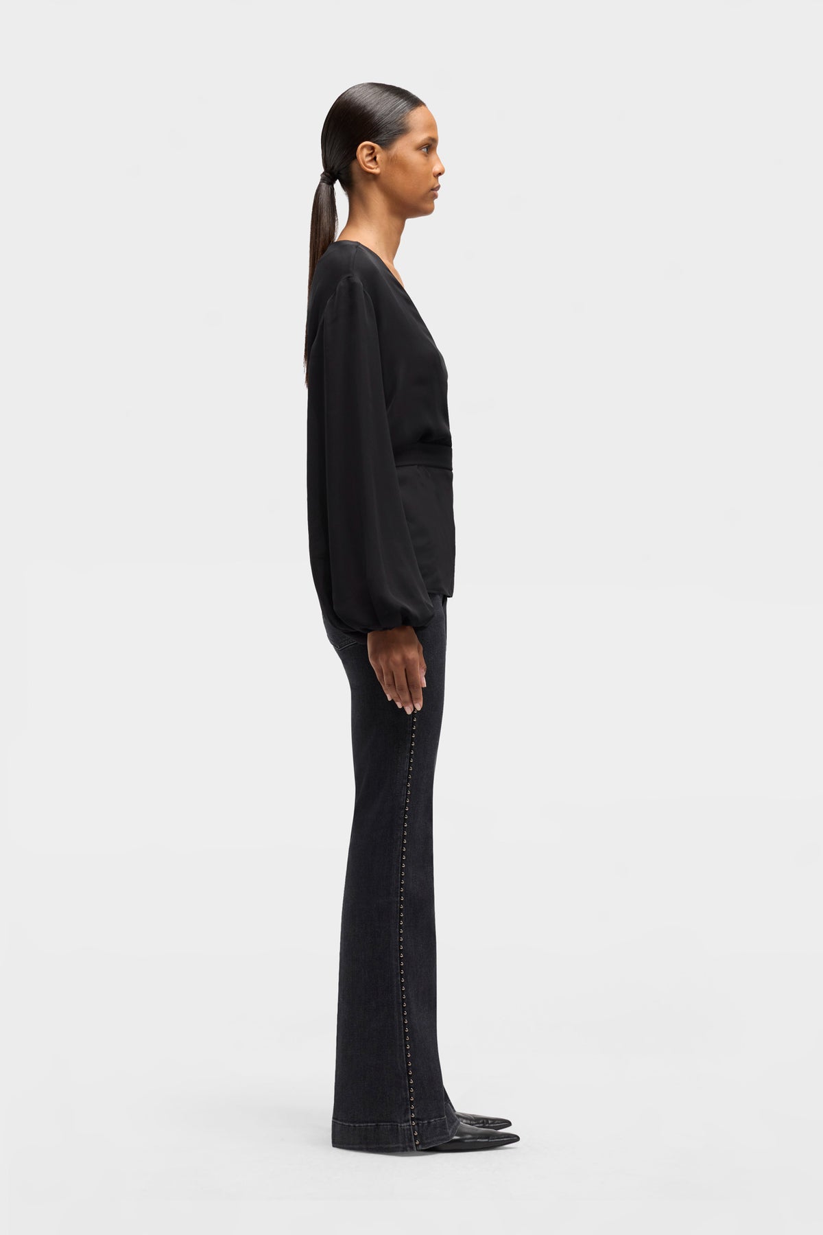 Blusa Mujer Wrap Blouse | 7 for all mankind