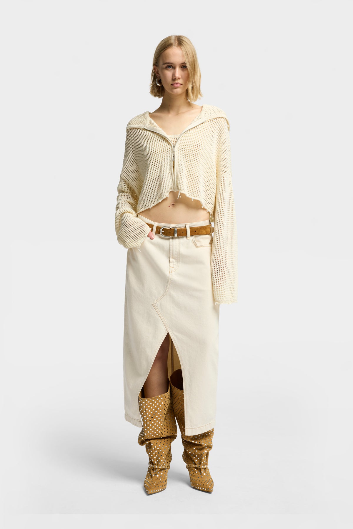 Falda Mujer Midi Skirt | 7 for all mankind