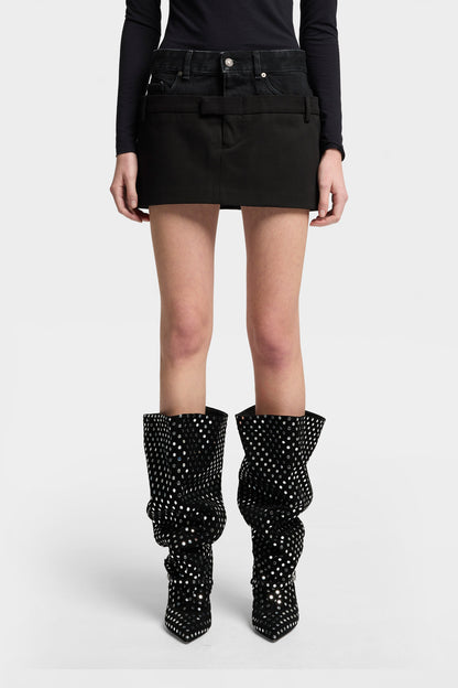 Falda Mujer Double Waist Skirt | 7 for all mankind