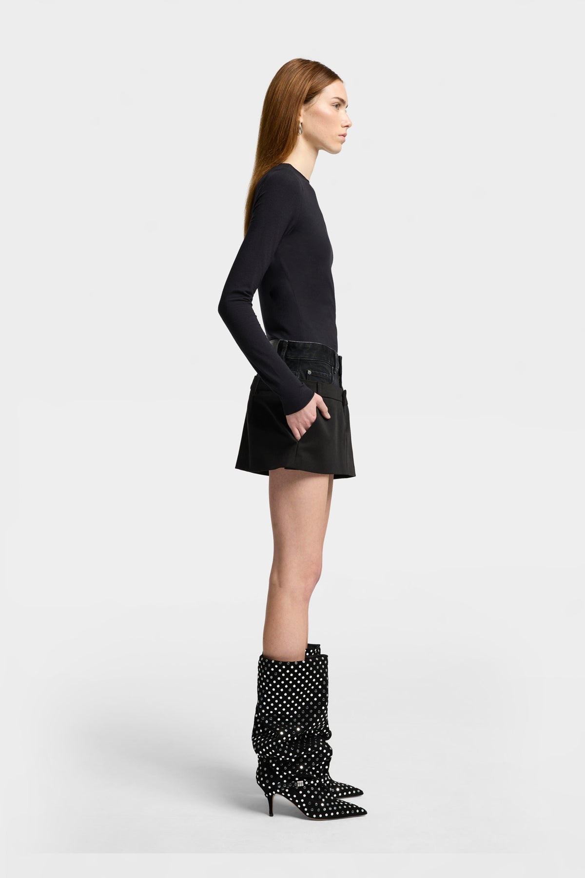 Falda Mujer Double Waist Skirt | 7 for all mankind
