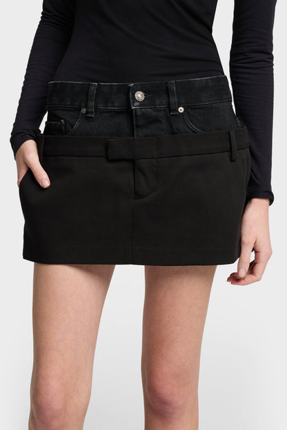 Falda Mujer Double Waist Skirt | 7 for all mankind