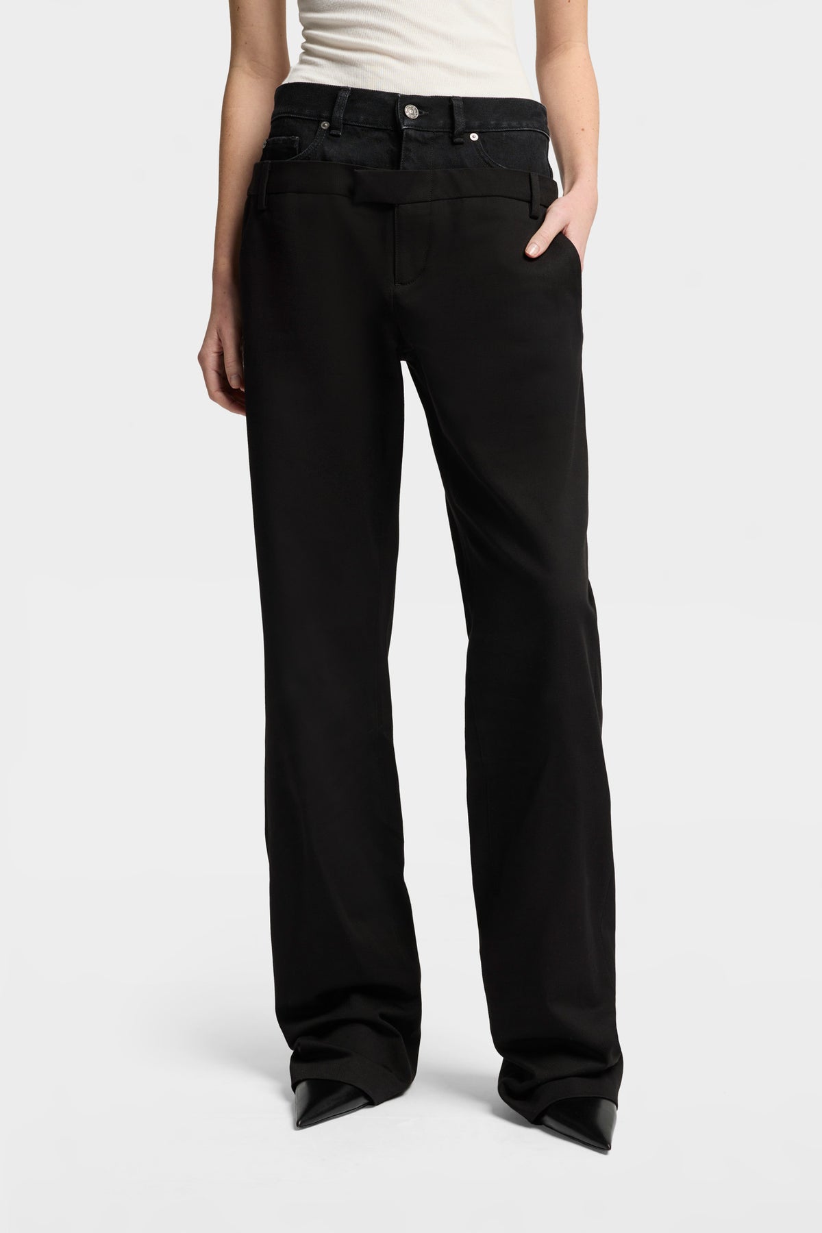 Pantalón Mujer Double Waist Trouser | 7 for all mankind