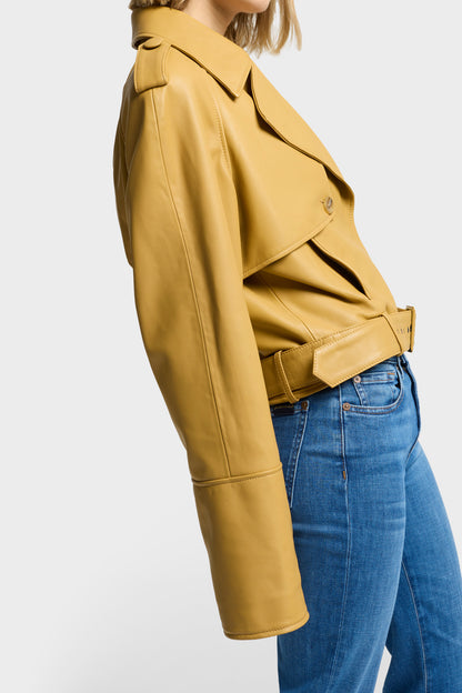 Chamarra Mujer Italian Cropped Moto Jacket | 7 for all mankind