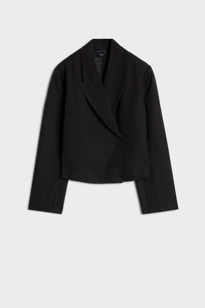 Saco Mujer Cropped Blend Blazer | 7 for all mankind