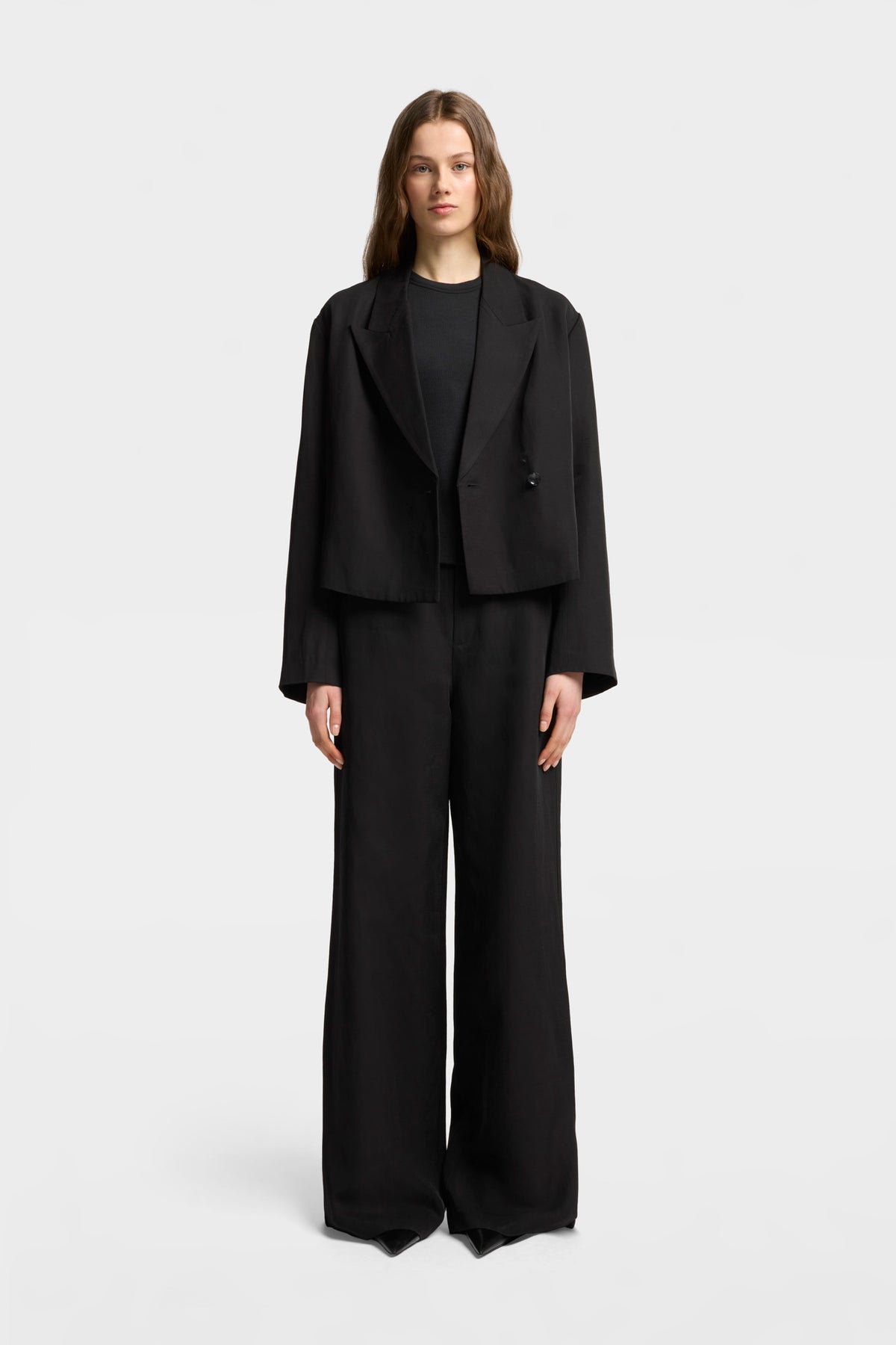 Saco Mujer Cropped Blend Blazer | 7 for all mankind