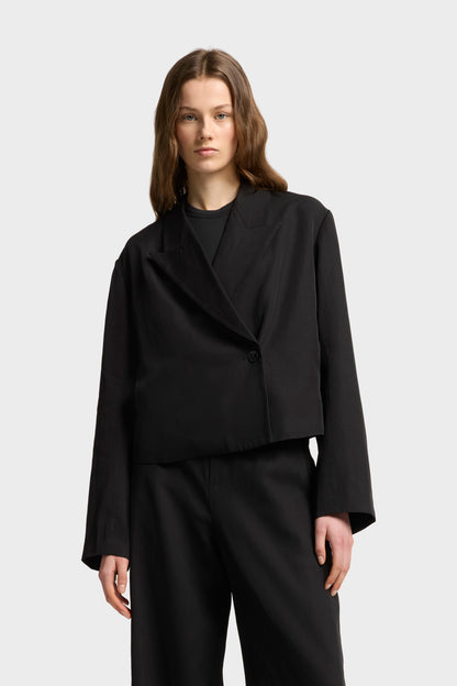 Saco Mujer Cropped Blend Blazer | 7 for all mankind