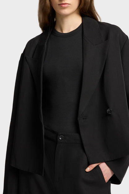Saco Mujer Cropped Blend Blazer | 7 for all mankind
