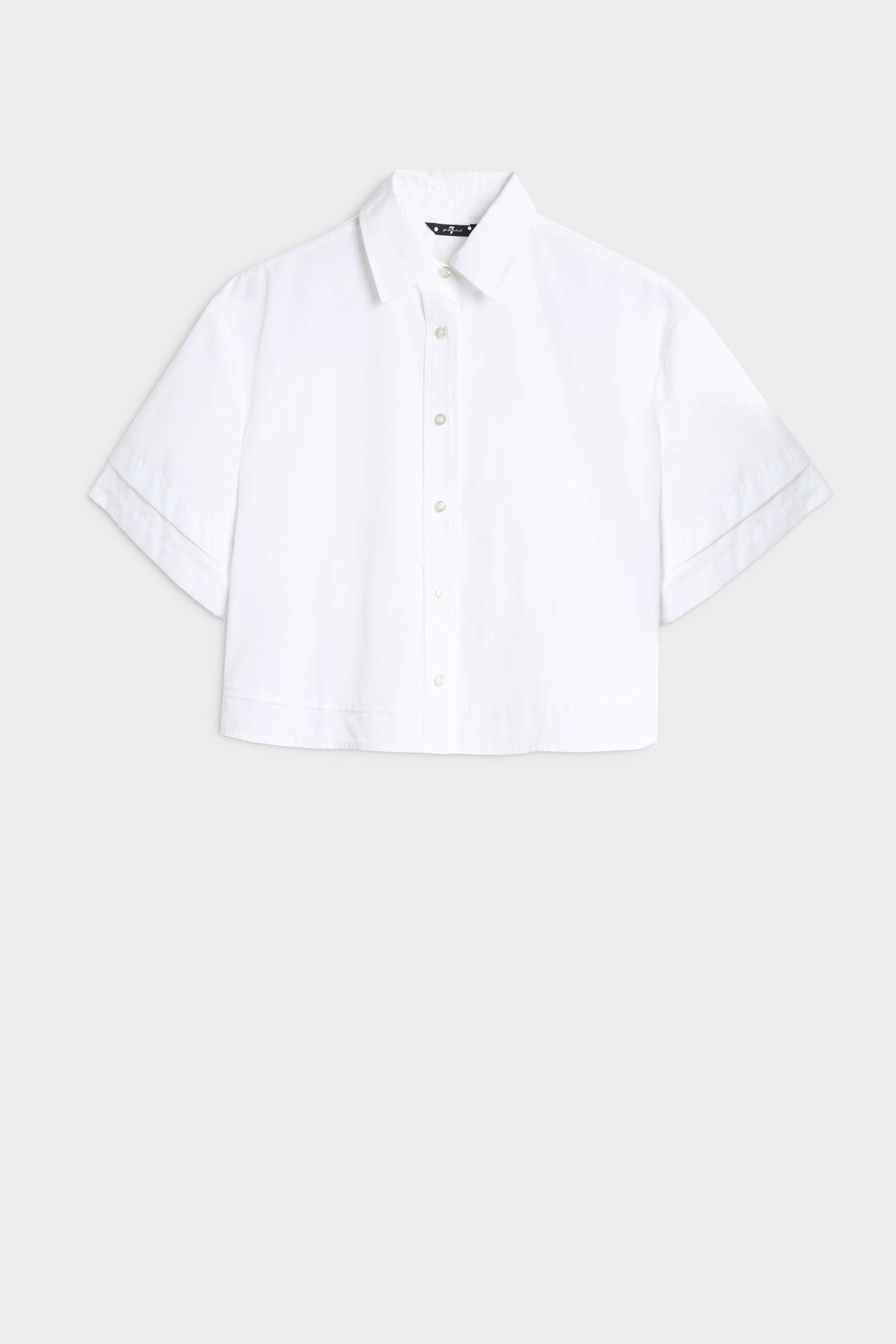 Blusa Mujer Double Short Sleeve Shirt | 7 for all mankind