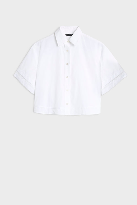 Blusa Mujer Double Short Sleeve Shirt | 7 for all mankind