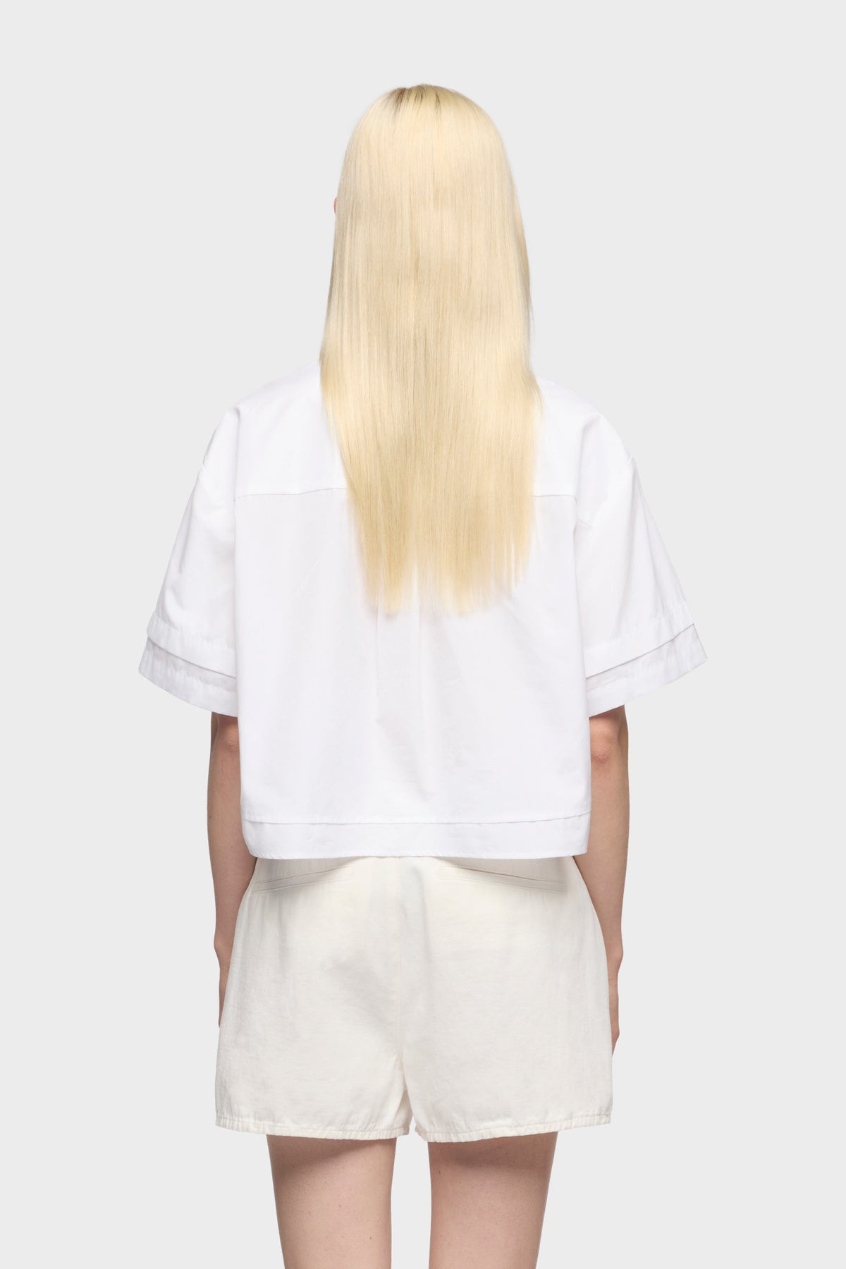 Blusa Mujer Double Short Sleeve Shirt | 7 for all mankind