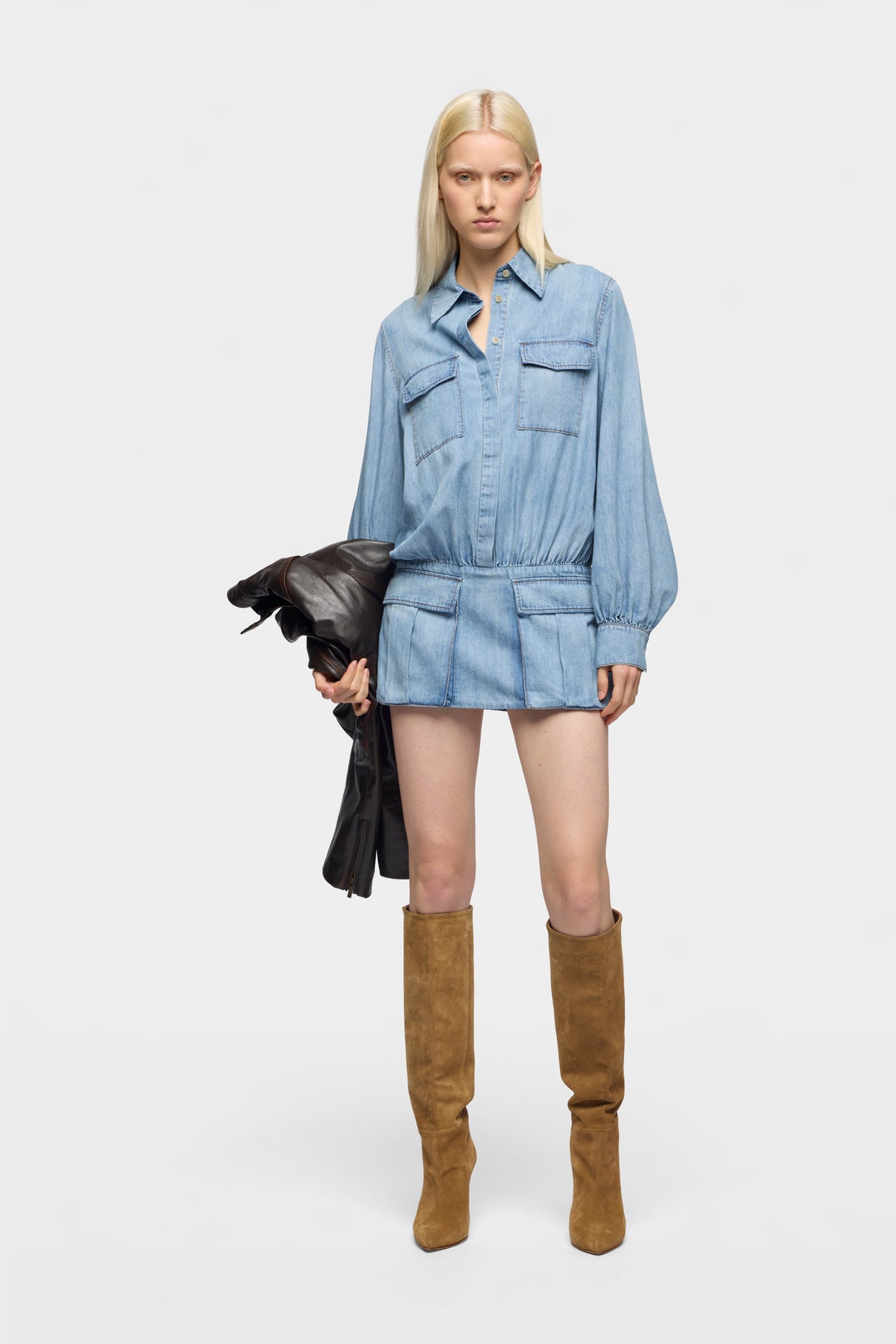 Vestido Mujer Utility Mini Dress | 7 for all mankind