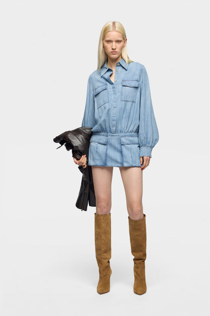Vestido Mujer Utility Mini Dress | 7 for all mankind