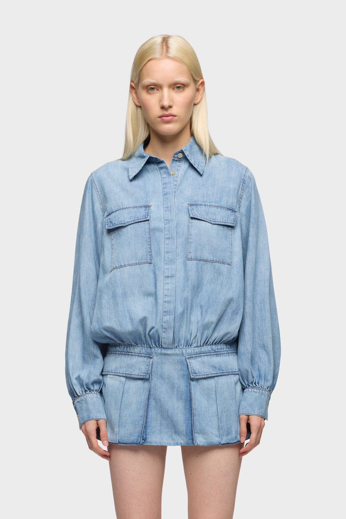 Vestido Mujer Utility Mini Dress | 7 for all mankind