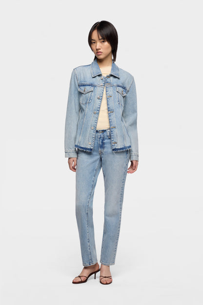 Playera Mujer Twisted Shoulder Tee | 7 for all mankind