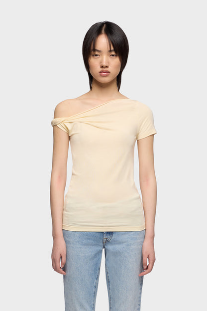 Playera Mujer Twisted Shoulder Tee | 7 for all mankind